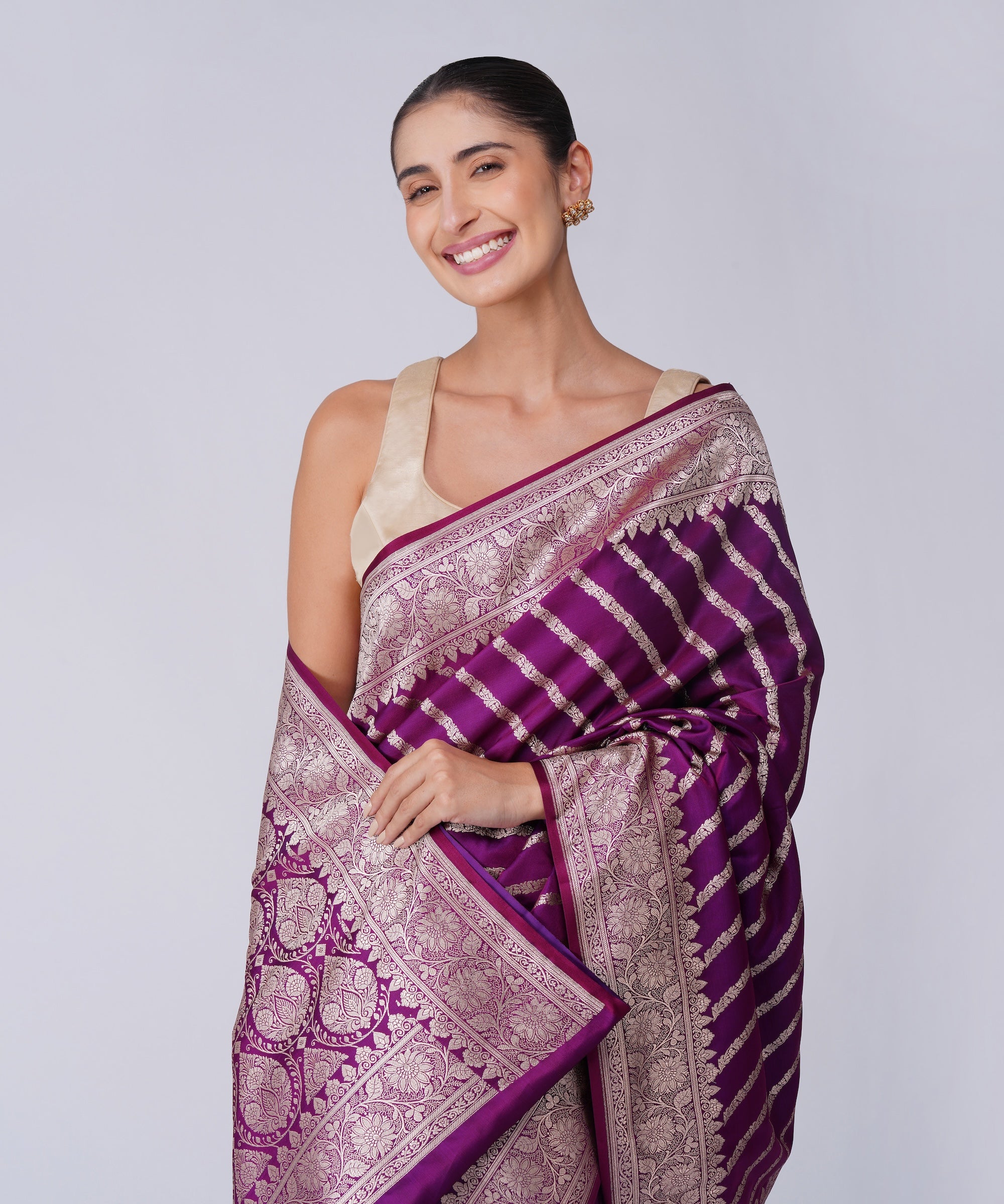 Vaibhavi - Mushru Silk Saree