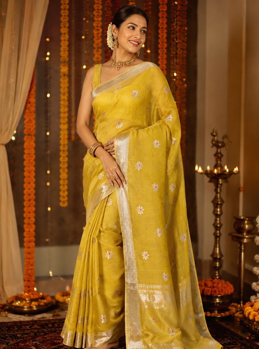 Kusum – Kota Doria Buta Saree