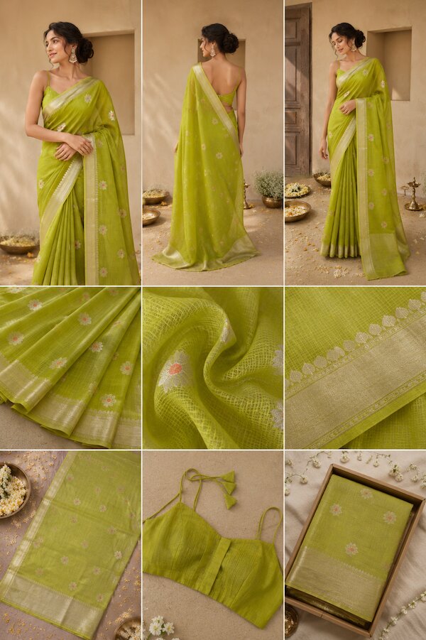 Kusum – Kota Doria Buta Saree
